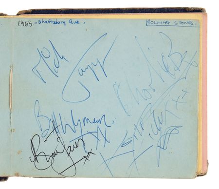 Lot #584 Rolling Stones Signatures (1963) - Image 2