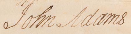 Lot #3 John Adams Document Signed as President - Image 3