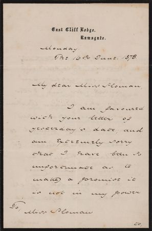 Lot #303 Moses Montefiore Letter Signed - Image 1