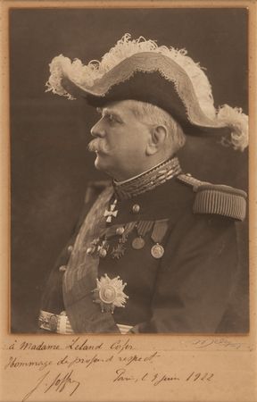 Lot #379 Joseph Joffre Signed Photograph - Image 1