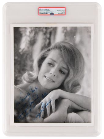 Lot #753 Inger Stevens Signed Photograph