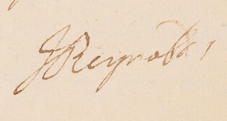Lot #482 Joshua Reynolds Autograph Letter Signed, Regarding the Sale of Artwork - Image 3