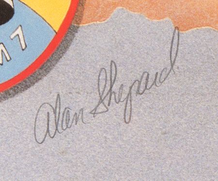 Lot #454 Mercury Astronauts Signed Print - Image 2