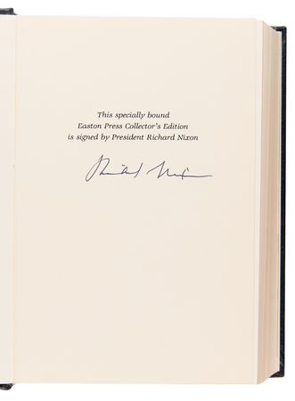 Lot #114 Richard Nixon Signed Book Set - The Memoirs of Richard Nixon - Image 2