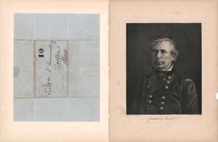 Lot #16 Zachary Taylor Letter Signed on Presidential Ambitions: 