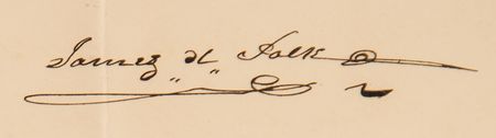 Lot #15 James K. Polk and James Buchanan Document Signed as President and Secretary of State - Image 4