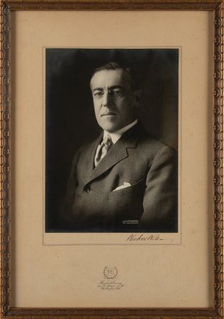 Lot #163 Woodrow Wilson Signed Photograph by Harris & Ewing - Image 2