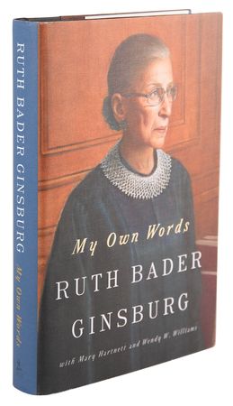 Lot #275 Ruth Bader Ginsburg Signed Book - My Own Words - Image 3