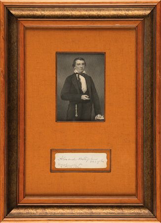 Lot #344 Alexander Stephens Signature - Image 1