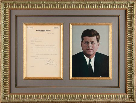 Lot #40 John F. Kennedy Typed Letter Signed as a United States Senator - Image 2