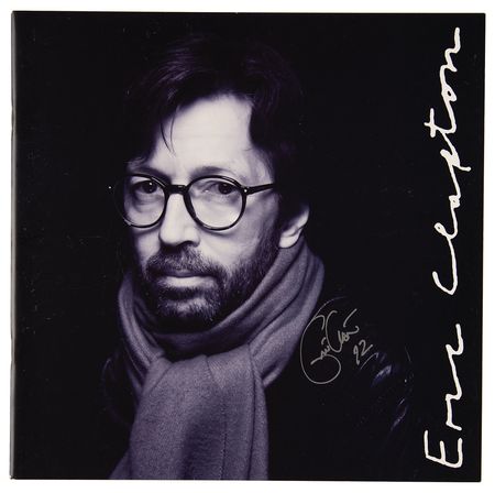 Lot #641 Eric Clapton Signed 1992 U.S. Summer Tour Program - Image 1