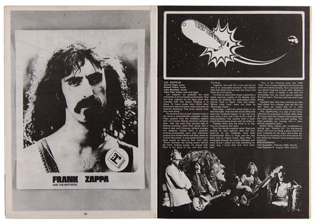 Lot #657 Led Zeppelin and Pink Floyd 1970 Bath Festival Handbill and Program - Image 5
