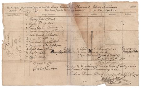 Lot #269 William Ellery and Jedediah Huntington Autograph Endorsements Signed - Image 2