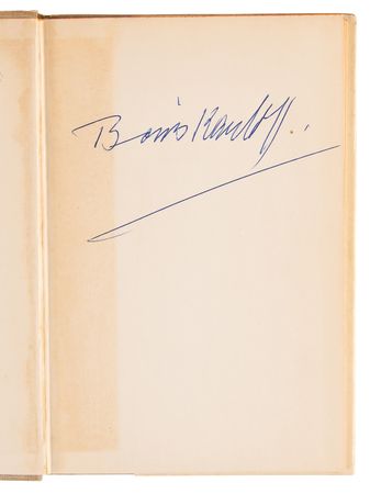 Lot #729 Boris Karloff Signed Book - The Lark - Image 4