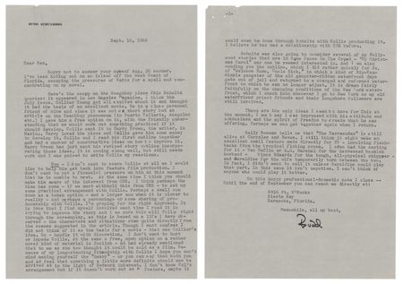 Lot #543 Budd Schulberg Typed Letter Signed - Image 1