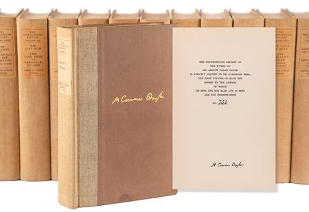 Lot #517 Arthur Conan Doyle Signed 24-Volume Set of Complete Works - Crowborough Edition (#750/760) - Image 1