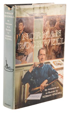Lot #496 Norman Rockwell Signed Book - My Adventures as an Illustrator - Image 3