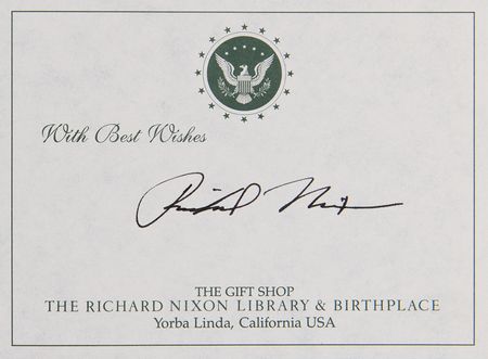 Lot #115 Richard Nixon Signed Book - Seize the Moment - Image 2