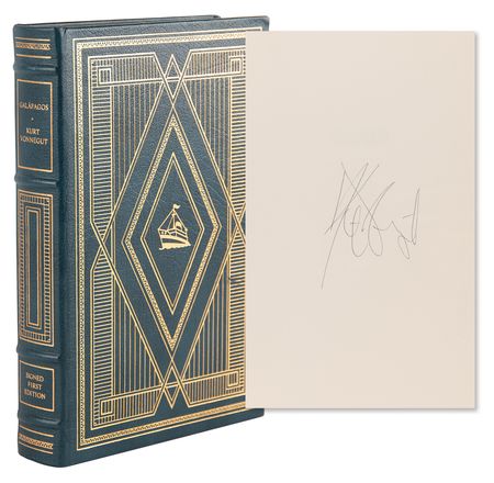 Lot #548 Kurt Vonnegut Signed Book - Galapagos - Image 1