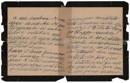 Lot #601 Elvira Puccini Autograph Letter Signed on the Death of Giacomo Puccini - Image 2