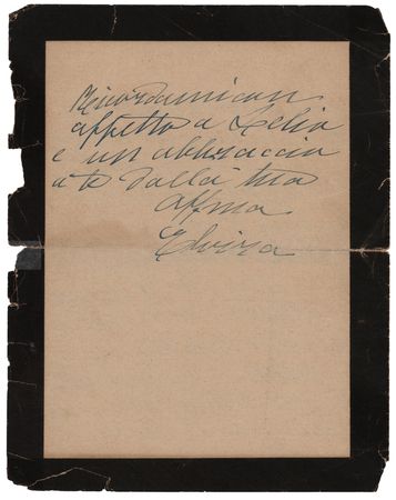 Lot #601 Elvira Puccini Autograph Letter Signed on the Death of Giacomo Puccini - Image 3