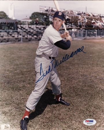 Lot #797 Ted Williams Signed Photograph - Image 1