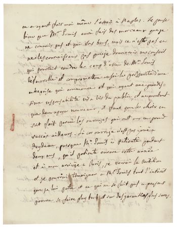 Lot #565 Gioachino Rossini Autograph Letter Signed: 
