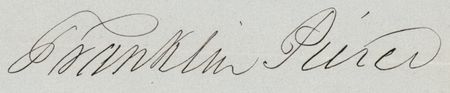 Lot #120 Franklin Pierce Document Signed as President - Image 2