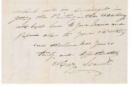 Lot #207 Mary Seacole Exceedingly Rare Autograph Letter Signed on Albert Challan's Portrait: 