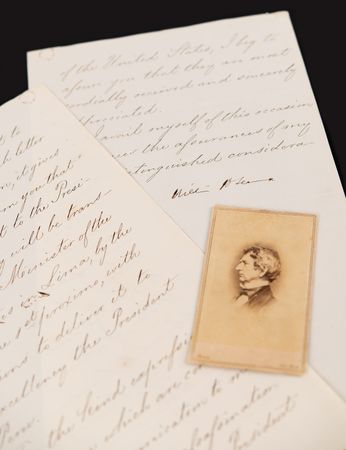 Lot #173 William Seward Letter Signed on the Assassination of President Lincoln - Image 1
