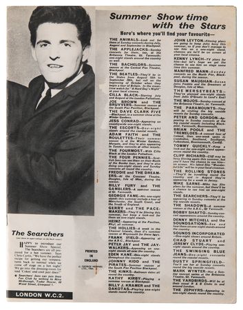 Lot #583 Rolling Stones Signed 1964 Rave Magazine Centerfold - Image 8