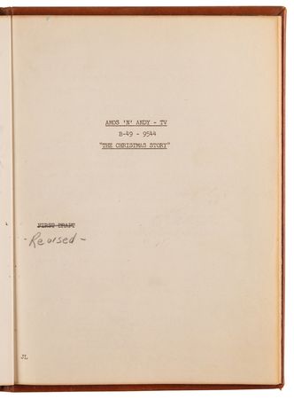 Lot #701 Amos 'n' Andy Cast-Signed Script: 'The Christmas Story' (1952) - Image 6