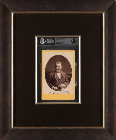 Lot #22 U. S. Grant Signed Cabinet Photo - Image 3