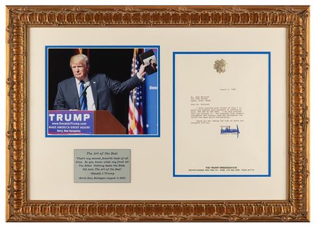 Lot #154 Donald Trump Typed Letter Signed on The Art of the Deal - Image 1