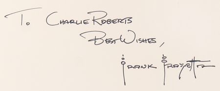 Lot #508 Frank Frazetta (2) Items: Signed Book and Cut Signature - Image 2