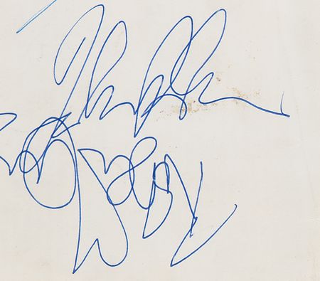 Lot #579 Led Zeppelin Signed Program for Roy Harper’s 1974 ‘Valentine’s Day Massacre' Concert - Image 5