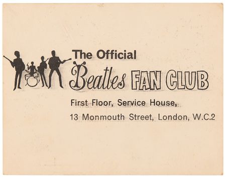 Lot #569 Beatles Signed Promotional Card with Jimmie Nichols - Obtained in Hong Kong on June 9, 1964 - Image 3