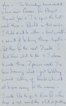 Lot #35 Jacqueline Kennedy Autograph Letter Signed (1954) - 