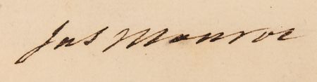 Lot #110 James Monroe Handwritten Letter and Signature - Image 2
