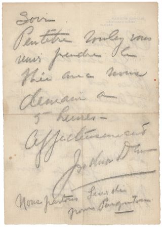 Lot #719 Isadora Duncan Autograph Letter Signed - Image 2