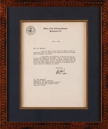 Lot #288 Robert F. Kennedy Typed Letter Signed as Attorney General on the 