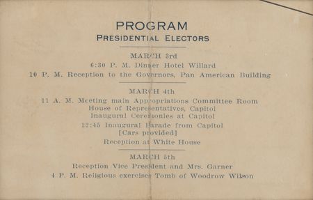 Lot #133 Franklin D. Roosevelt Inauguration Pass, Issued to a Presidential Elector - Image 3