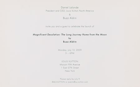 Lot #414 Buzz Aldrin Signed Book - Magnificent Desolation - Image 5