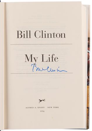 Lot #65 Bill Clinton Signed Book - My Life - Image 4