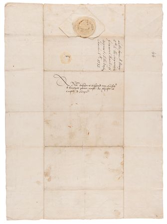 Lot #5039 King Henry VIII Letter Signed on Thomas Cranmer, the 'Father of the English Church' - Image 4