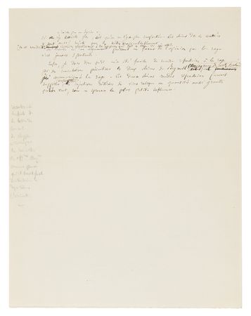 Lot #5043 Louis Pasteur Handwritten Manuscript on Rabies Experiments with Dogs - Image 3