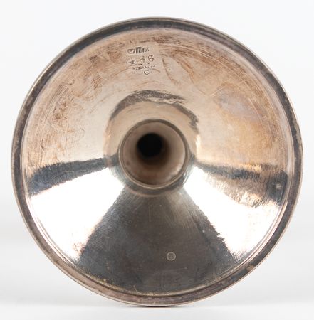 Lot #5023 Edwin Booth Family Collection: Two Sterling Silver Chalices, Engraved 