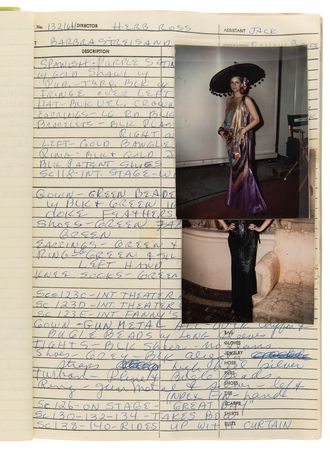 Lot #5095 Funny Lady: Costumer's Script with (39) Candid Wardrobe Continuity Photographs of Barbra Streisand - Image 10