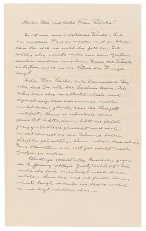 Lot #5047 Albert Einstein Autograph Letter Signed: 