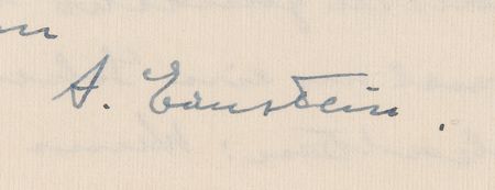 Lot #5047 Albert Einstein Autograph Letter Signed: 